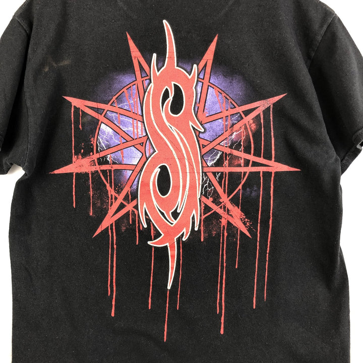 Slipknot Band T-shirt, Band T, Men's M size cotton black type Vintage Second Hand