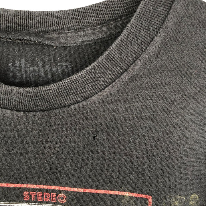Slipknot Band T-shirt, Band T, Men's M size cotton black type Vintage Second Hand