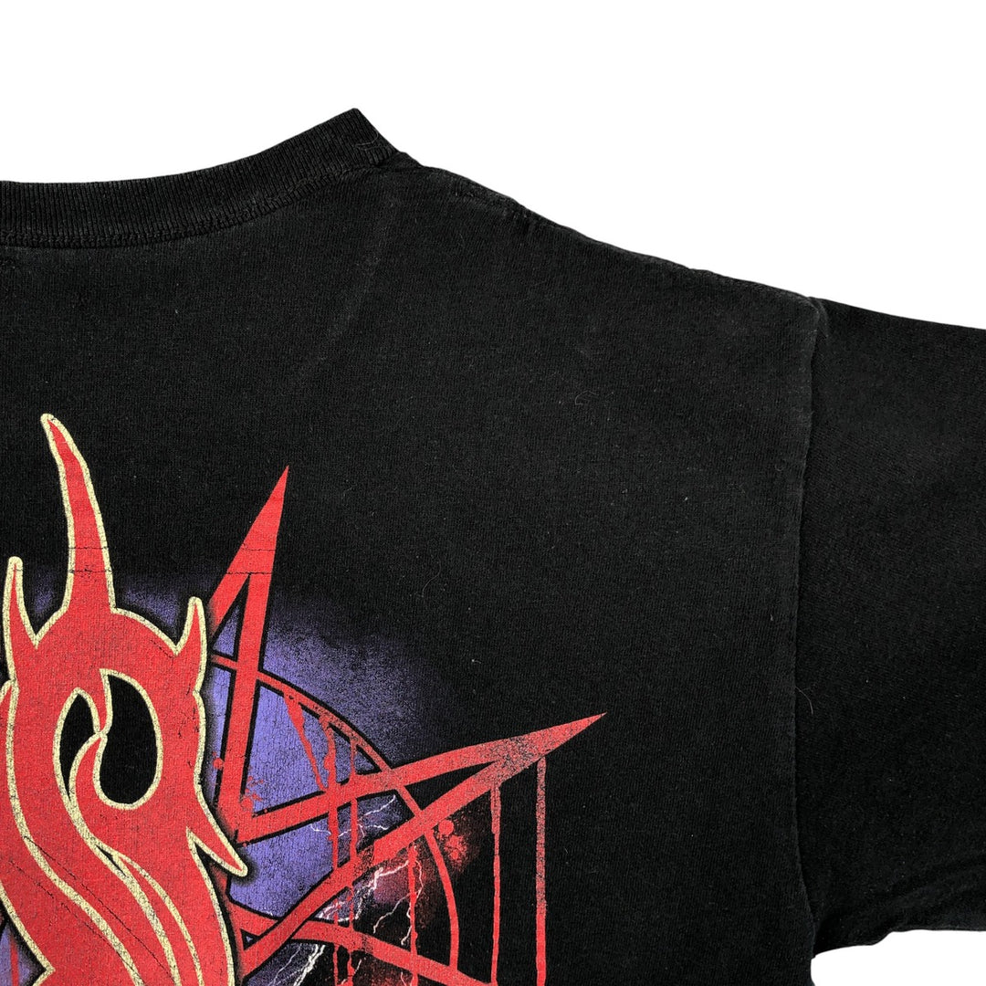 Slipknot Band T-shirt, Band T, Men's M size cotton black type Vintage Second Hand