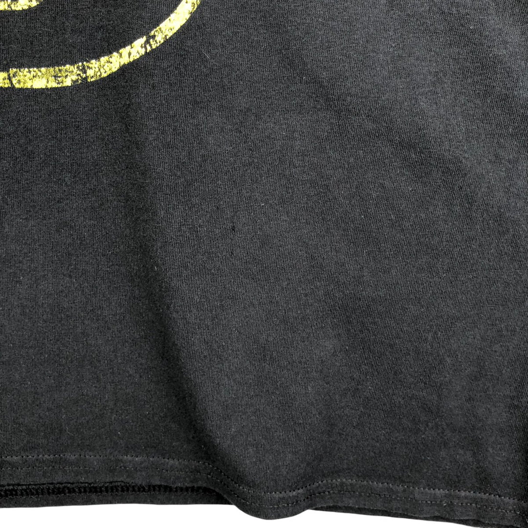 NIRVANA Nirvana Band T-shirt, Band T, Men's L size cotton black type Vintage Second Hand