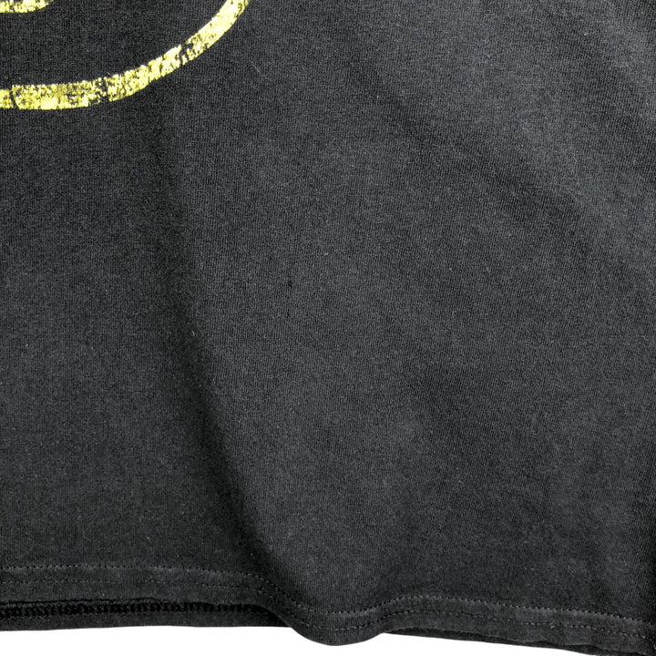 NIRVANA Nirvana Band T-shirt, Band T, Men's L size cotton black type Vintage Second Hand