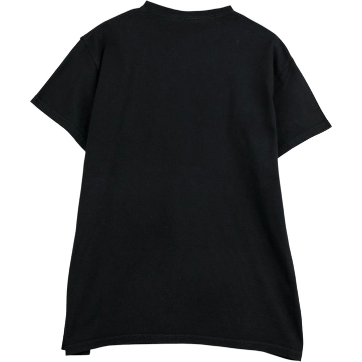 THE BEATLES Band T-shirt, Men's L size cotton black type Vintage Second Hand