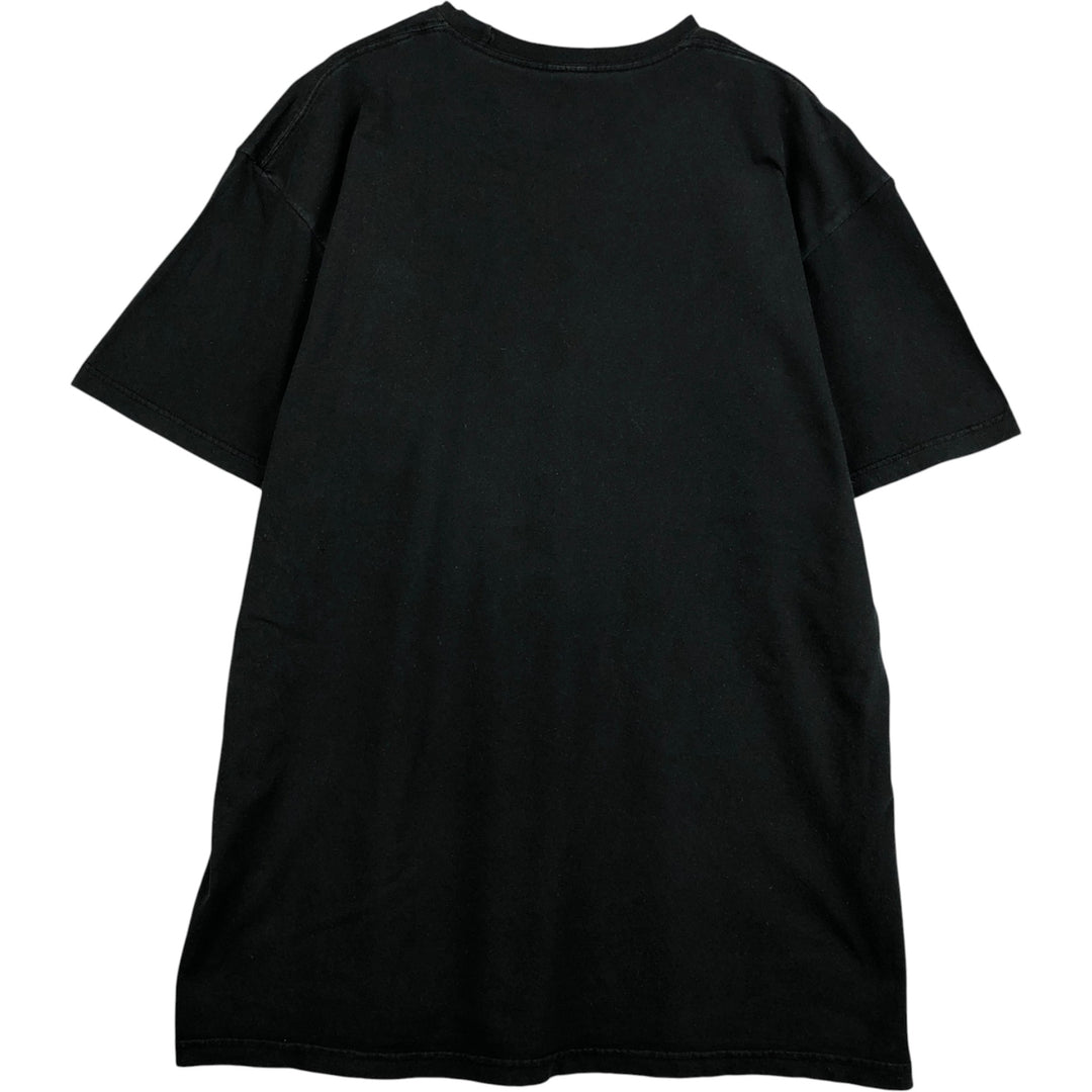 GUNS N' ROSES Skull Pattern Band T-shirt, Band Tee, Men's XXL cotton black type Vintage Second Hand