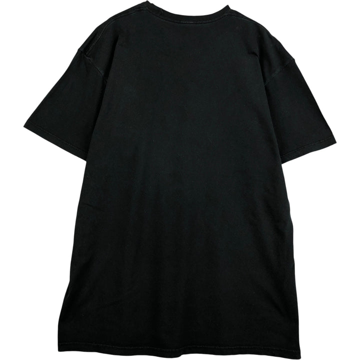 GUNS N' ROSES Skull Pattern Band T-shirt, Band Tee, Men's XXL cotton black type Vintage Second Hand