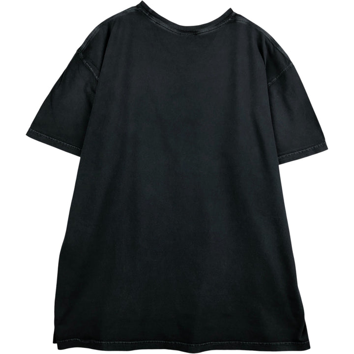 DEF LEPPARD Def Leppard Leopard Pattern Band T-shirt Band Tee Men's XL equivalent cotton Charcoal Vintage Second Hand