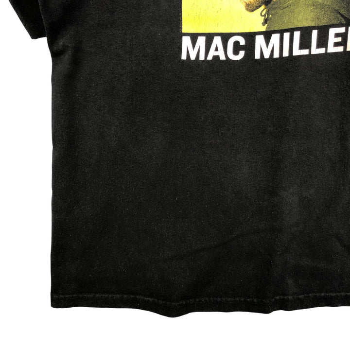 MAC MILLER Rap T-shirt, Men's Size L cotton black type Vintage Second Hand