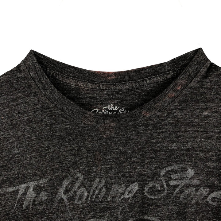 The Rolling Stones Band T-shirt, Men's M size cotton Charcoal Vintage Second Hand