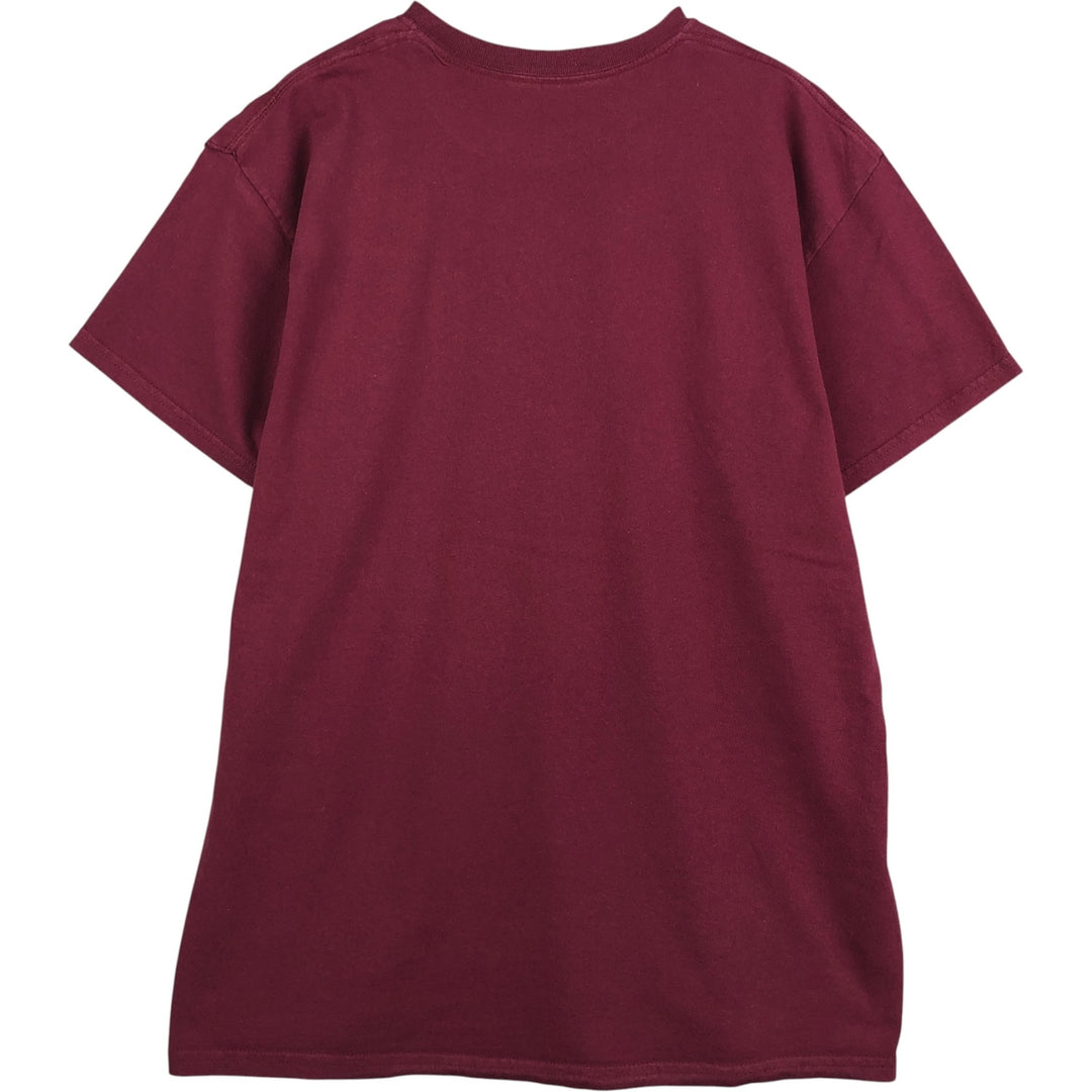 THE WHO Band T-shirt, Men's L size unclear Red type red-purple Vintage Second Hand