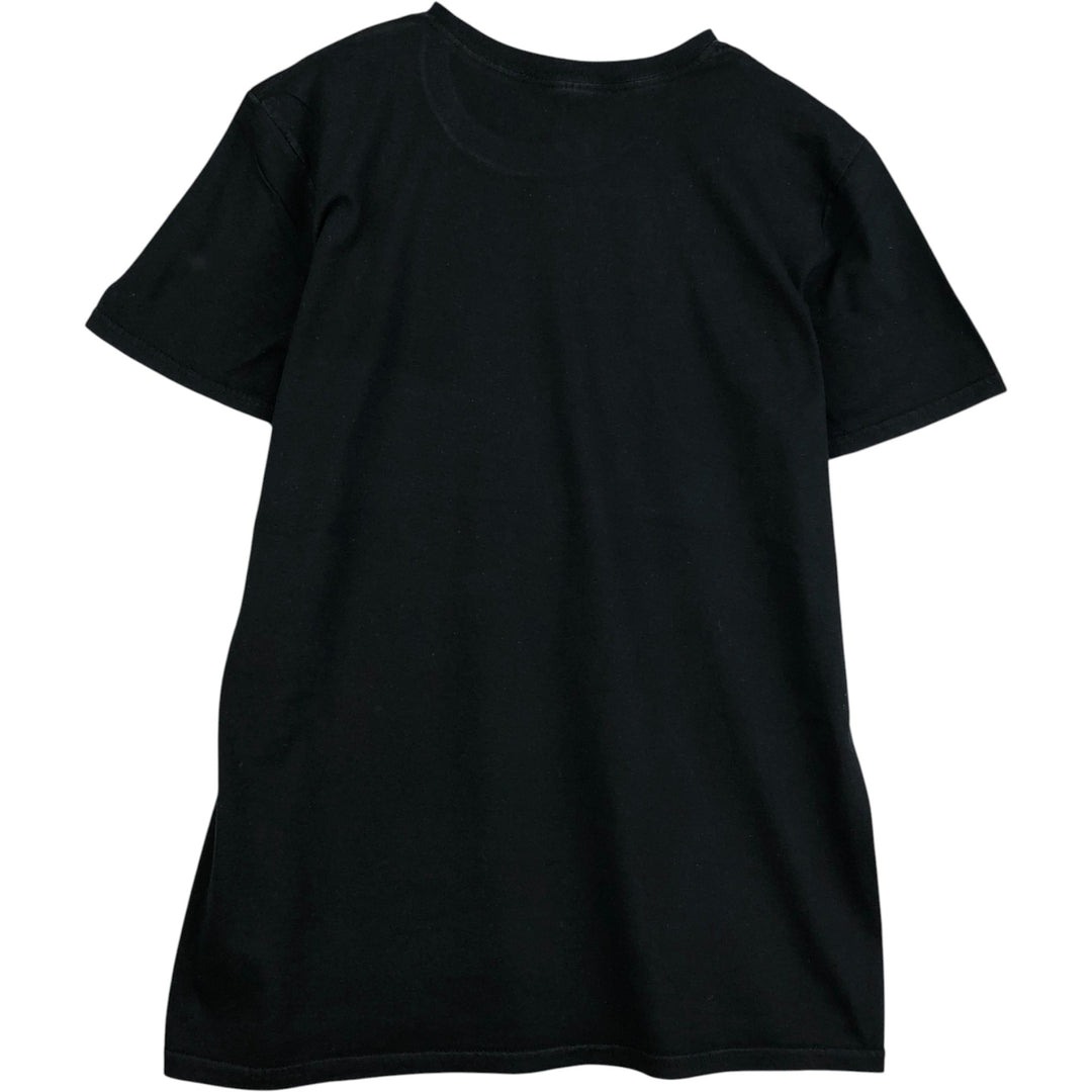 THE BEATLES Band T-shirt, Men's M size cotton black type Vintage Second Hand