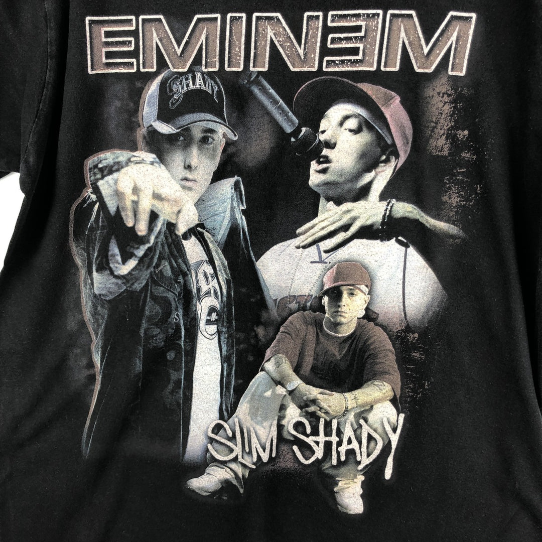 B AND C EMINEM Rap T-shirt, Men's Medium cotton black type Vintage Second Hand