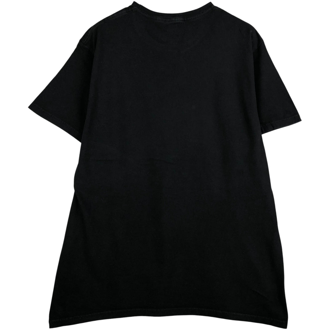 THE BEATLES Band T-shirt, Men's L size cotton black type Vintage Second Hand