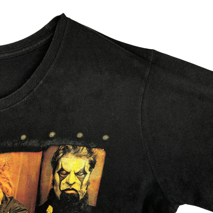 BAYISLAND SLIPKNOT Skull Pattern Band T-Shirt, Men's XL cotton black type Vintage Second Hand