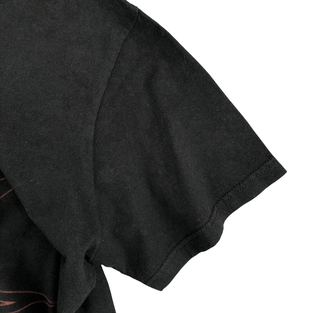 BAYISLAND SLIPKNOT Skull Pattern Band T-Shirt, Men's XL cotton black type Vintage Second Hand