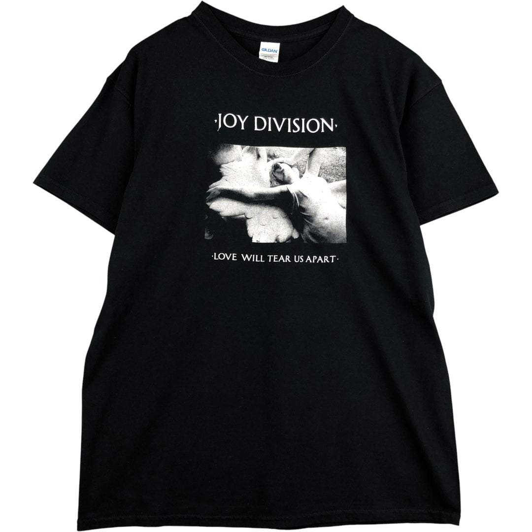 Gildan Joy Division Band T-Shirt, Men's Size Large cotton black type Vintage Second Hand