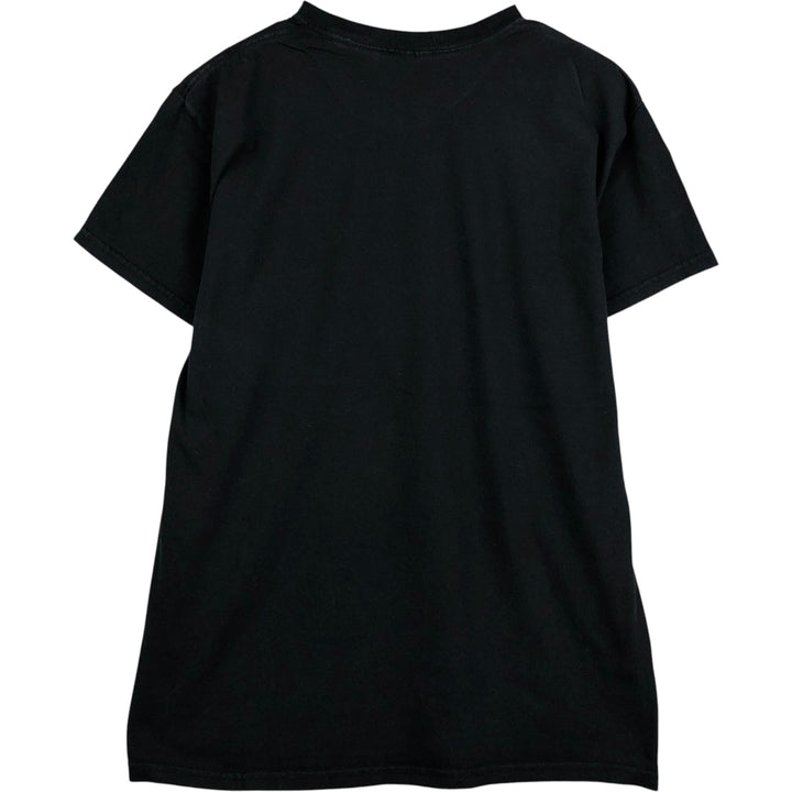 Billie Eilish Band T-shirt, Men's M size cotton black type Vintage Second Hand