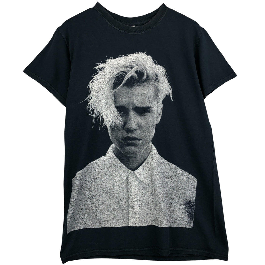 Gildan Justin Bieber Band T-Shirt, Men's Size Small cotton black type Vintage Second Hand