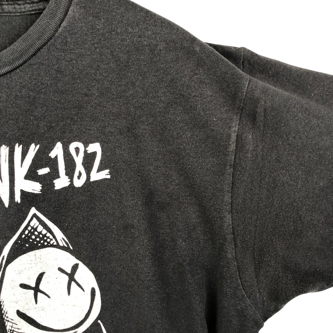 BLINK-182 Band T-Shirt, Men's Size L unclear black type Vintage Second Hand