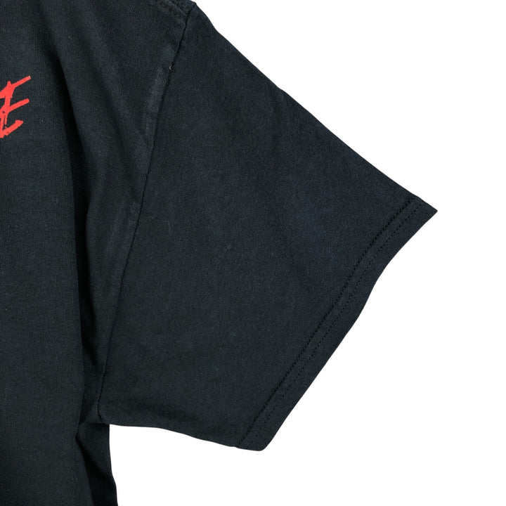 GUNS N' ROSES Skull Pattern Band T-shirt, Band Tee, Men's L size cotton black type Vintage Second Hand