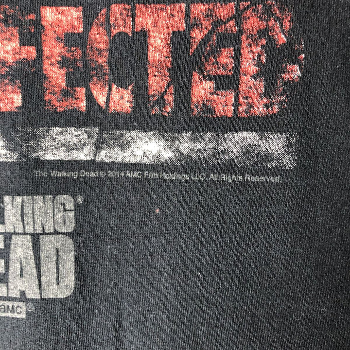 Fruit of the Loom The Walking Dead Long Sleeve T-Shirt, Men's Size Medium unclear black type Vintage Second Hand