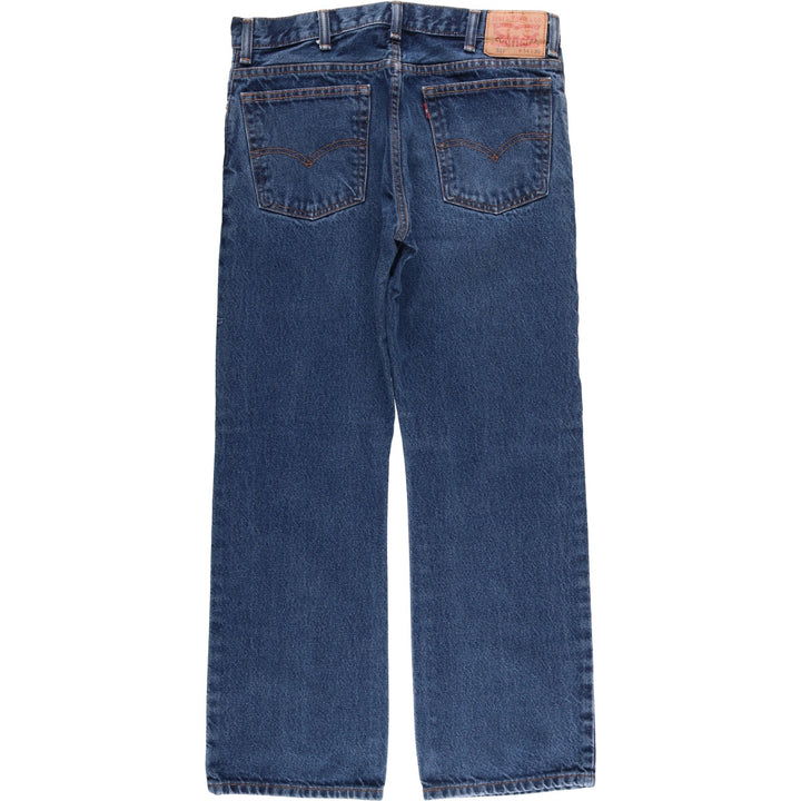 Levi's 517 Bootcut Denim Pants for Men, Size W34 cotton blue type Vintage Second Hand