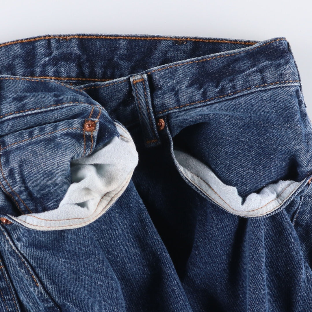 Levi's 517 Bootcut Denim Pants for Men, Size W34 cotton blue type Vintage Second Hand