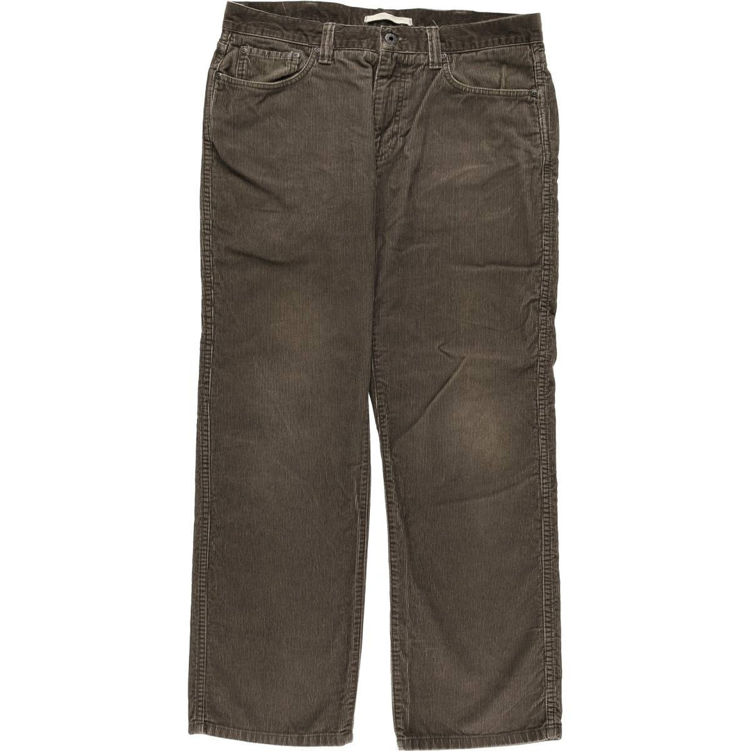 LLBean Corduroy Pants for Men (W34 equivalent) cotton Khaki type brown Vintage Second Hand