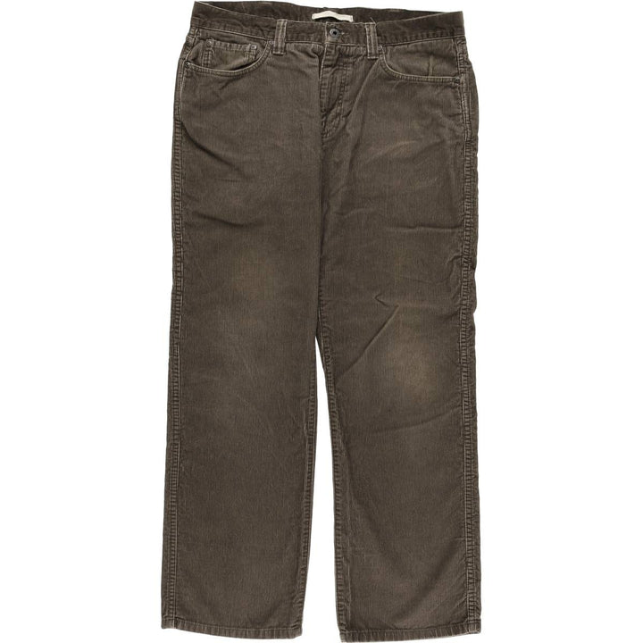 LLBean Corduroy Pants for Men (W34 equivalent) cotton Khaki type brown Vintage Second Hand