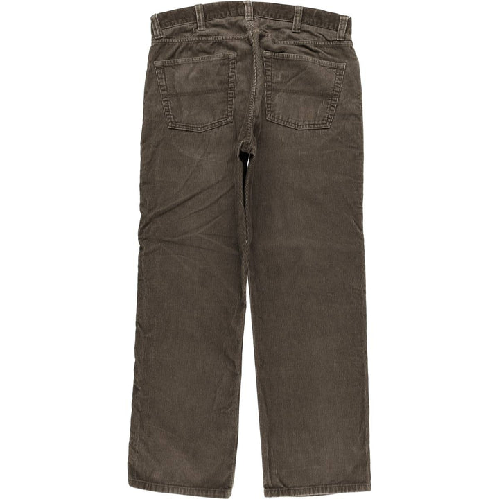 LLBean Corduroy Pants for Men (W34 equivalent) cotton Khaki type brown Vintage Second Hand