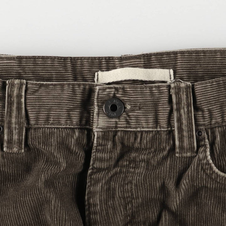 LLBean Corduroy Pants for Men (W34 equivalent) cotton Khaki type brown Vintage Second Hand