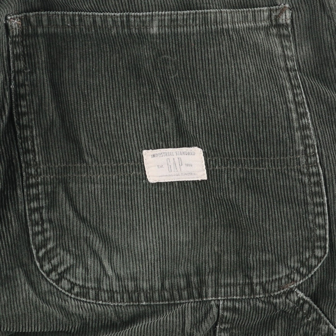2000'S GAP CARPENTER Corduroy Pants Men's Size W35 cotton Khaki type Vintage Second Hand