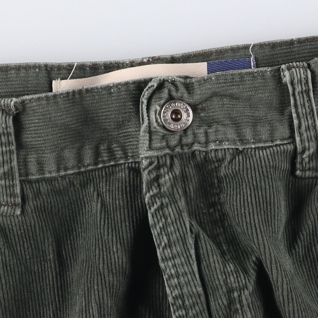 2000'S GAP CARPENTER Corduroy Pants Men's Size W35 cotton Khaki type Vintage Second Hand
