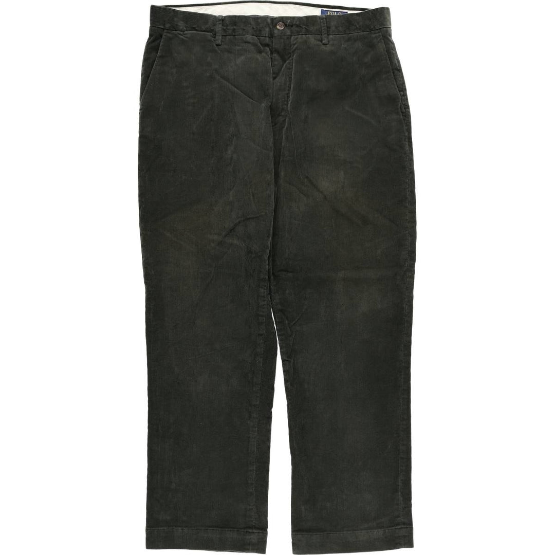 Ralph Lauren POLO RALPH LAUREN STRETCH CLASSIC FIT Corduroy Pants Men's Size 36 cotton Green type dark green Vintage Second Hand