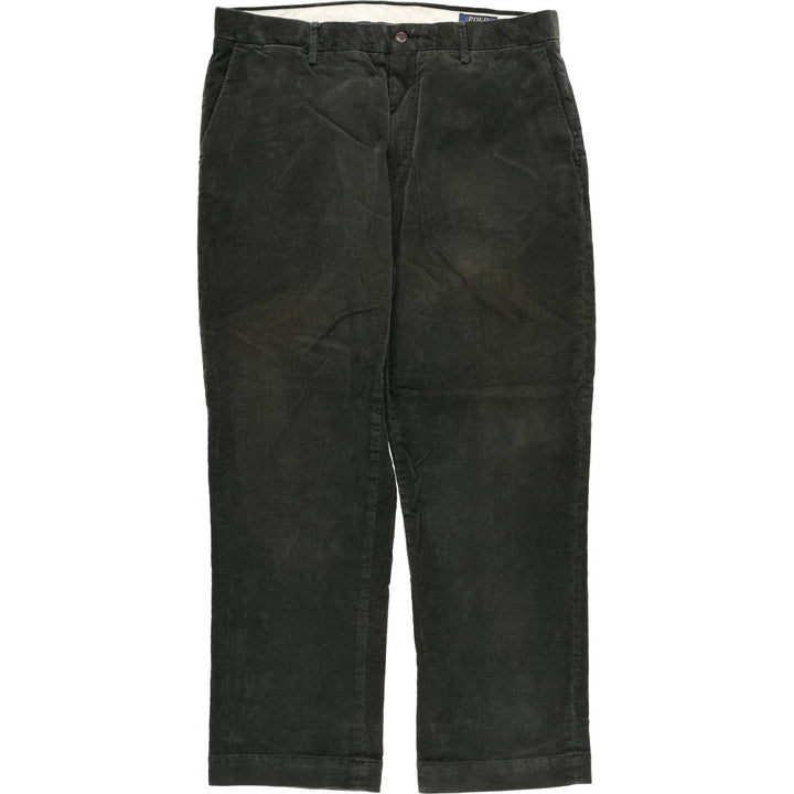 Ralph Lauren POLO RALPH LAUREN STRETCH CLASSIC FIT Corduroy Pants Men's Size 36 cotton Green type dark green Vintage Second Hand