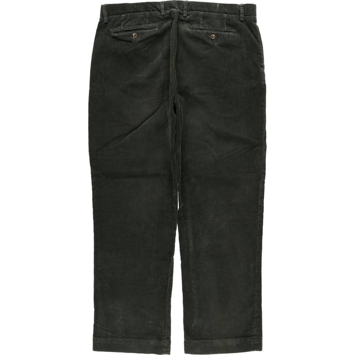 Ralph Lauren POLO RALPH LAUREN STRETCH CLASSIC FIT Corduroy Pants Men's Size 36 cotton Green type dark green Vintage Second Hand