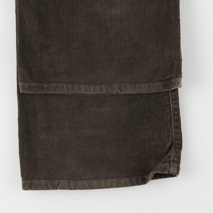 2000'S Ralph Lauren Polo Jeans Company Flare Cut Corduroy Pants Women's XXL (W34) cotton brown type Vintage Second Hand