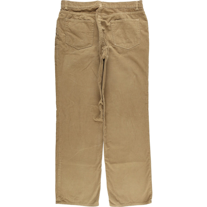 Brooks Brothers 346 Corduroy Pants, Men's, Size W36 cotton beige type brown Vintage Second Hand