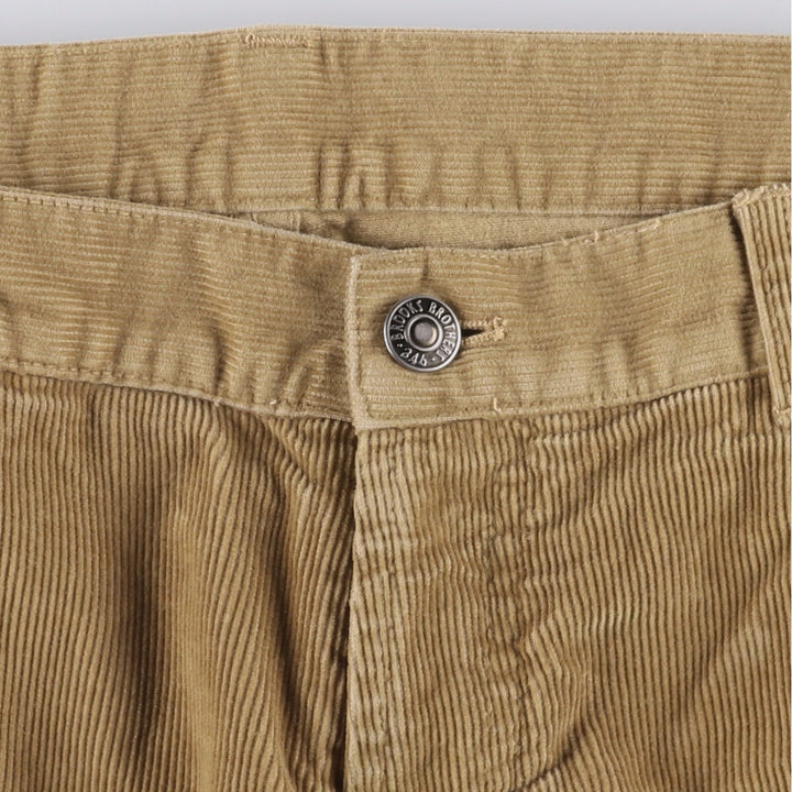 Brooks Brothers 346 Corduroy Pants, Men's, Size W36 cotton beige type brown Vintage Second Hand