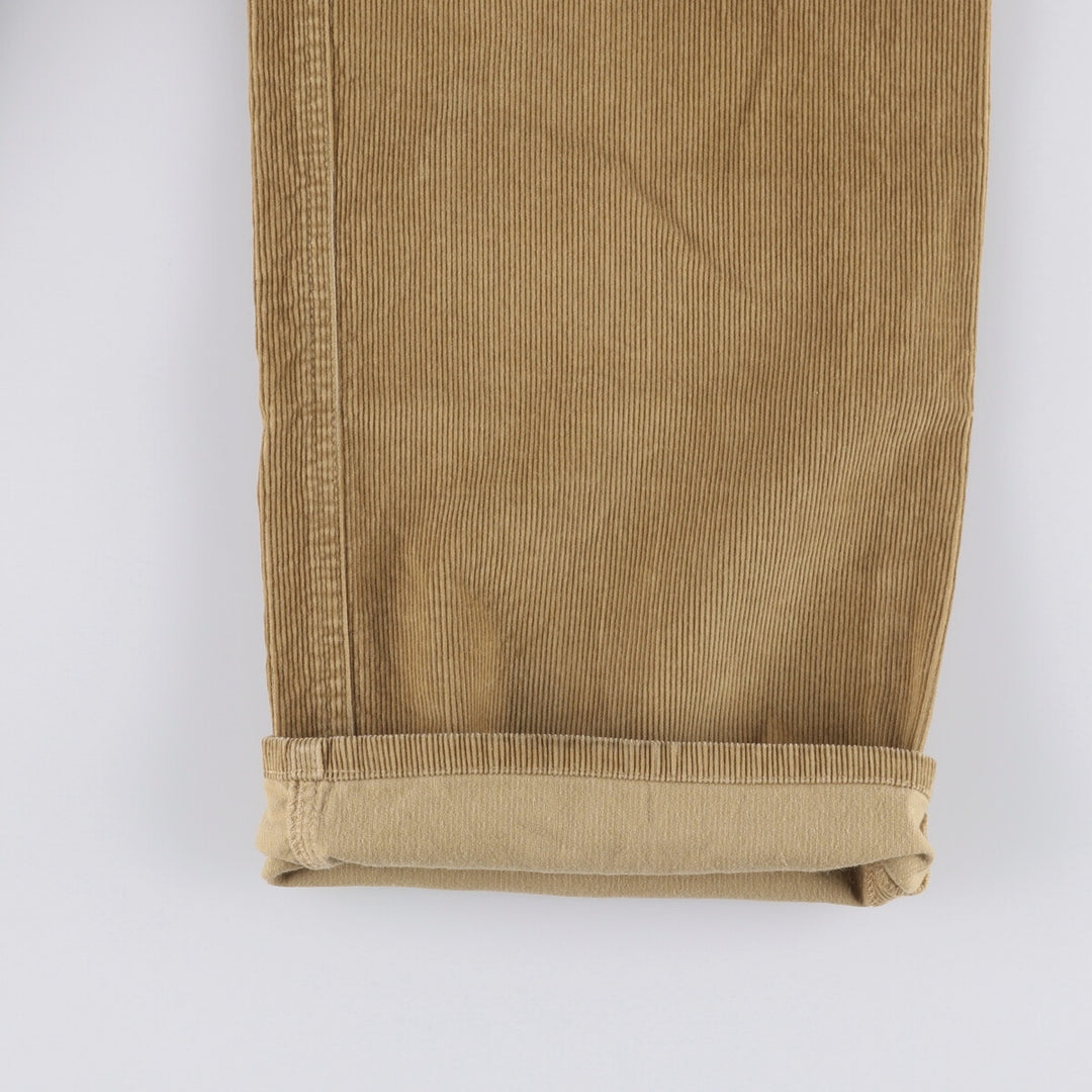 Brooks Brothers 346 Corduroy Pants, Men's, Size W36 cotton beige type brown Vintage Second Hand