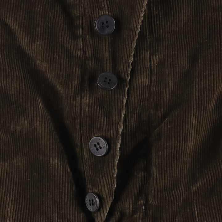 Vintage men's one-tuck corduroy pants, size W31 unclear brown type Vintage Second Hand