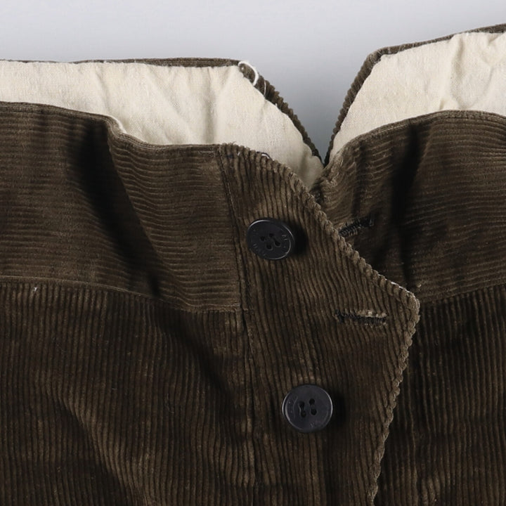 Vintage men's one-tuck corduroy pants, size W31 unclear brown type Vintage Second Hand