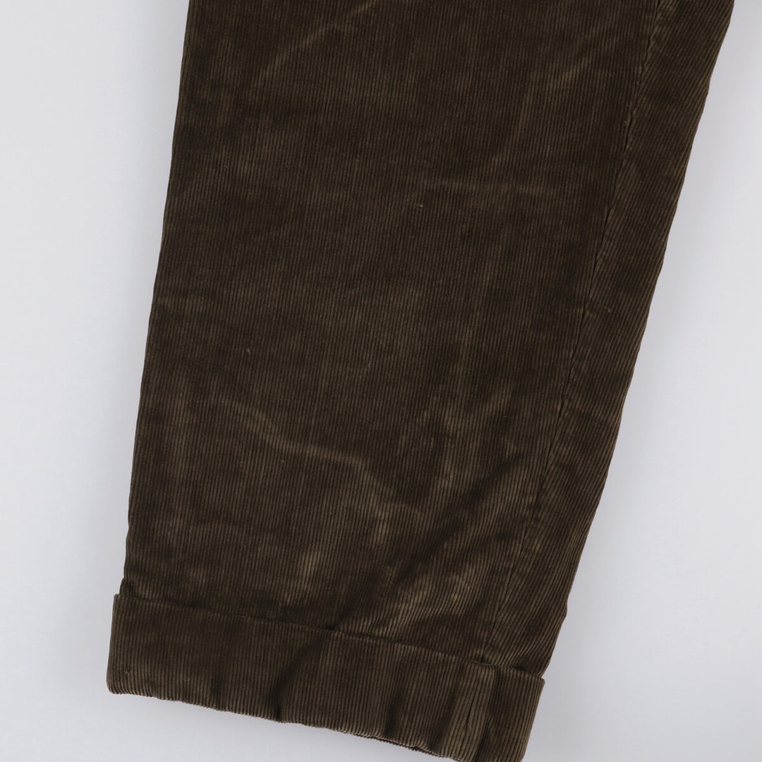 Vintage men's one-tuck corduroy pants, size W31 unclear brown type Vintage Second Hand