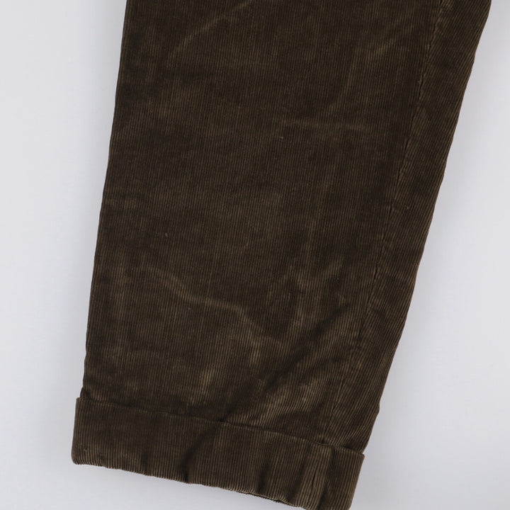 Vintage men's one-tuck corduroy pants, size W31 unclear brown type Vintage Second Hand