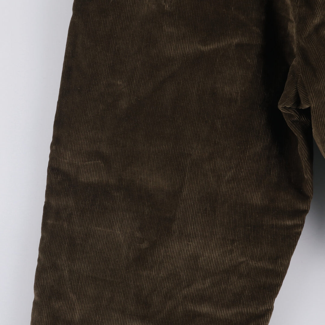 Vintage men's one-tuck corduroy pants, size W31 unclear brown type Vintage Second Hand
