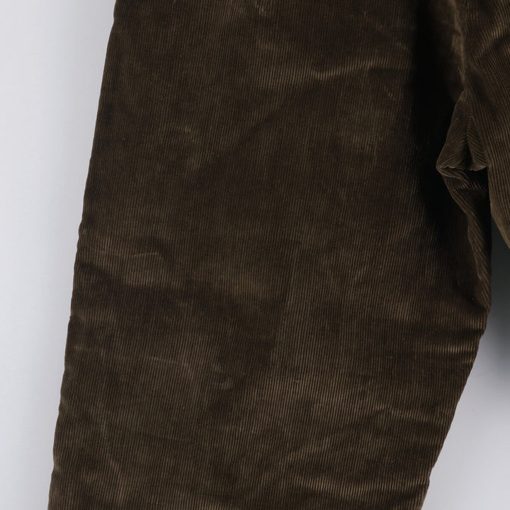 Vintage men's one-tuck corduroy pants, size W31 unclear brown type Vintage Second Hand