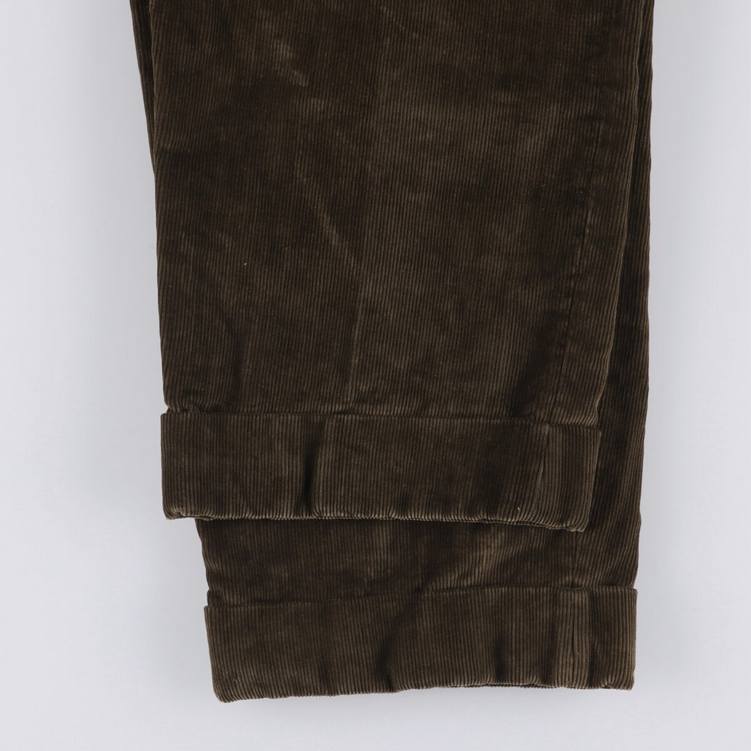 Vintage men's one-tuck corduroy pants, size W31 unclear brown type Vintage Second Hand