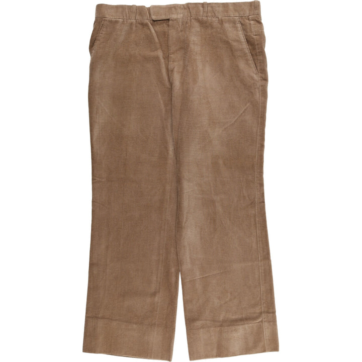 Vintage men's flare-cut corduroy pants, size W37 unclear beige type brown Vintage Second Hand