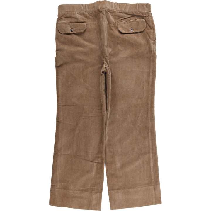 Vintage men's flare-cut corduroy pants, size W37 unclear beige type brown Vintage Second Hand