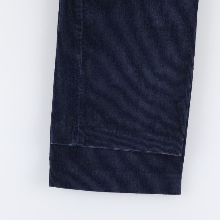 Vintage men's corduroy pants, size W34 unclear navy blue type Vintage Second Hand