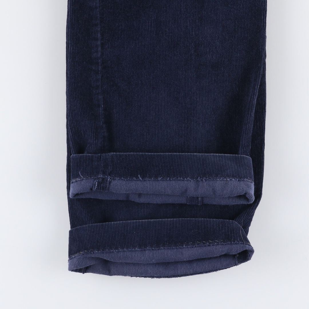 Vintage men's corduroy pants, size W34 unclear navy blue type Vintage Second Hand