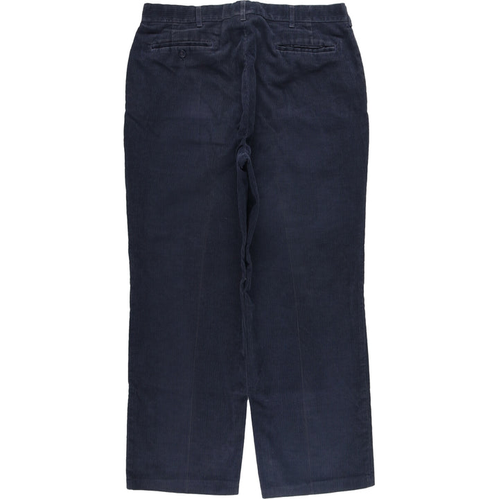Haggar Corduroy Pants for Men, W36 cotton navy blue type Vintage Second Hand